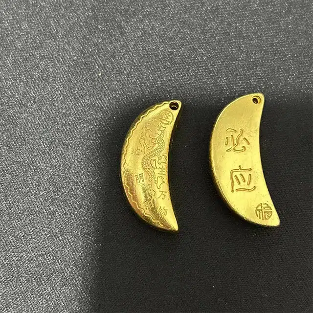 千桐 月亮形背包行李箱 小书包可爱时尚潮流装饰 合金 挂件 男女同款情侣款