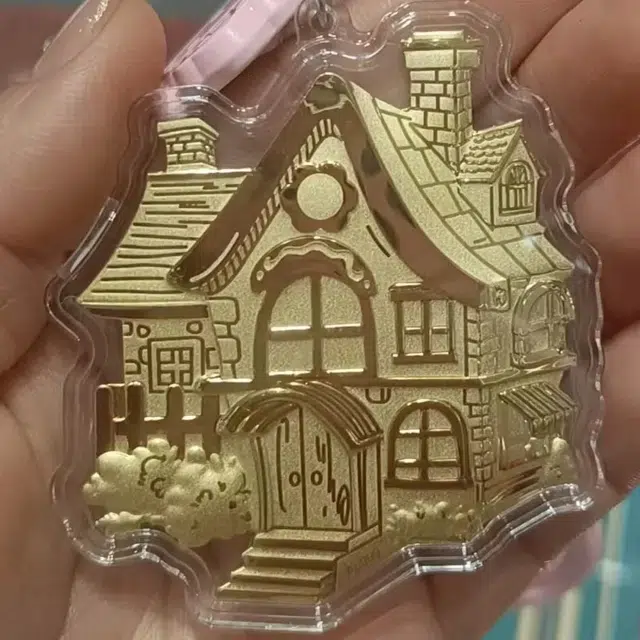 挚爱永恒 快乐城堡 个性创意有房子 轻奢萌趣可爱时尚简约百搭 精致小众高级感背包 亚克力 钥匙扣 女款