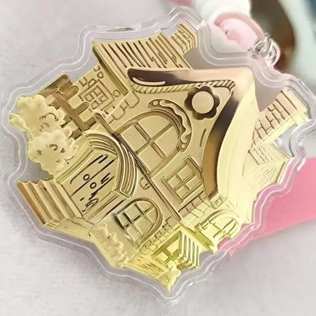 挚爱永恒 快乐城堡 个性创意有房子 轻奢萌趣可爱时尚简约百搭 精致小众高级感背包 亚克力 钥匙扣 女款