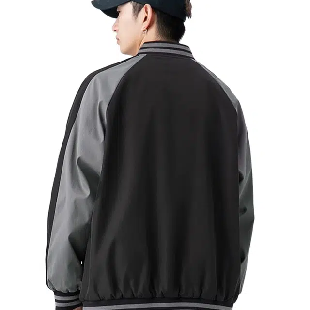 轻迎  男士运动男生外套衣服夹克棒球服 男款