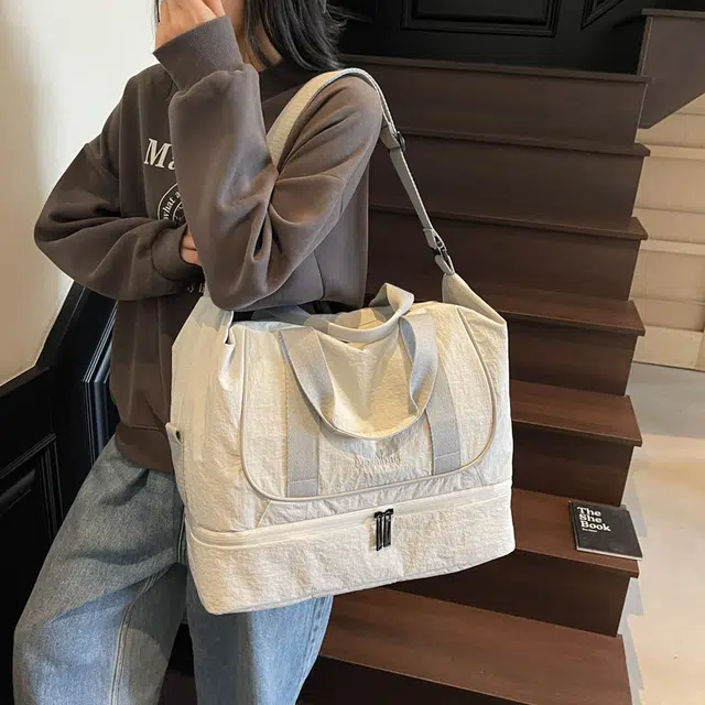 普乐威 简约纯色百搭 尼龙 单肩斜挎手提包 男女同款情侣款 多色