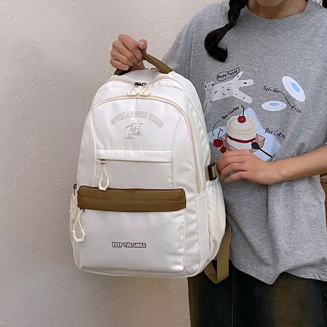 普乐威 简约大容量轻便时尚潮流百搭 尼龙 双肩包 常规 男女同款情侣款 多色