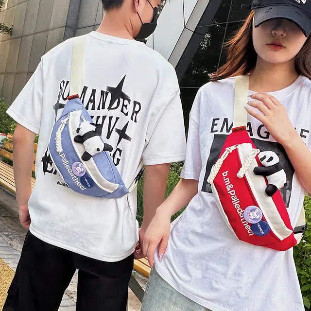 普乐威 韩系时尚百搭 牛津纺 胸包 男女同款情侣款 多色