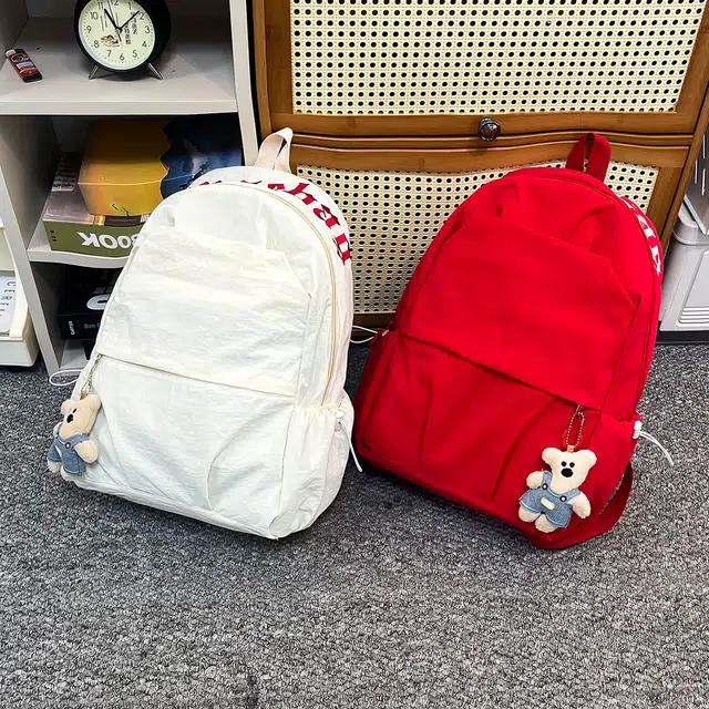 普乐威 韩版简约百搭轻便通勤 尼龙 双肩包 男女同款情侣款 多色