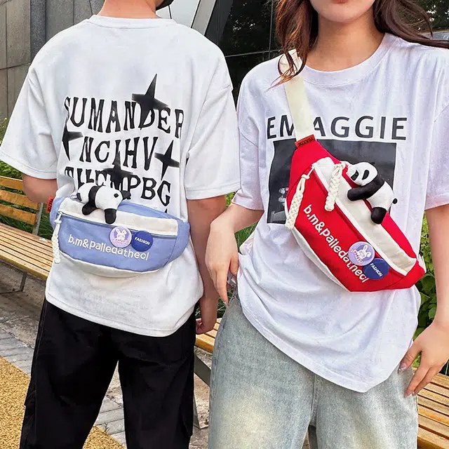 普乐威 韩系时尚百搭 牛津纺 胸包 男女同款情侣款 多色