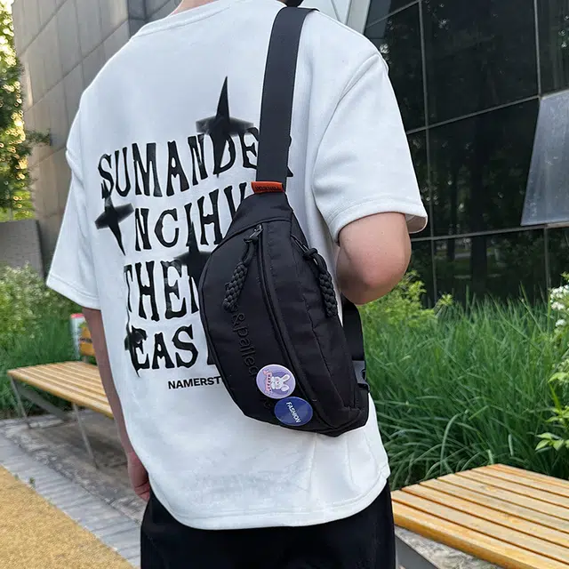 普乐威 韩系时尚百搭 牛津纺 胸包 男女同款情侣款 多色