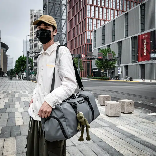 普乐威 潮流短途旅行轻便百搭 覆膜牛津布 单肩手提包 男女同款情侣款 多色
