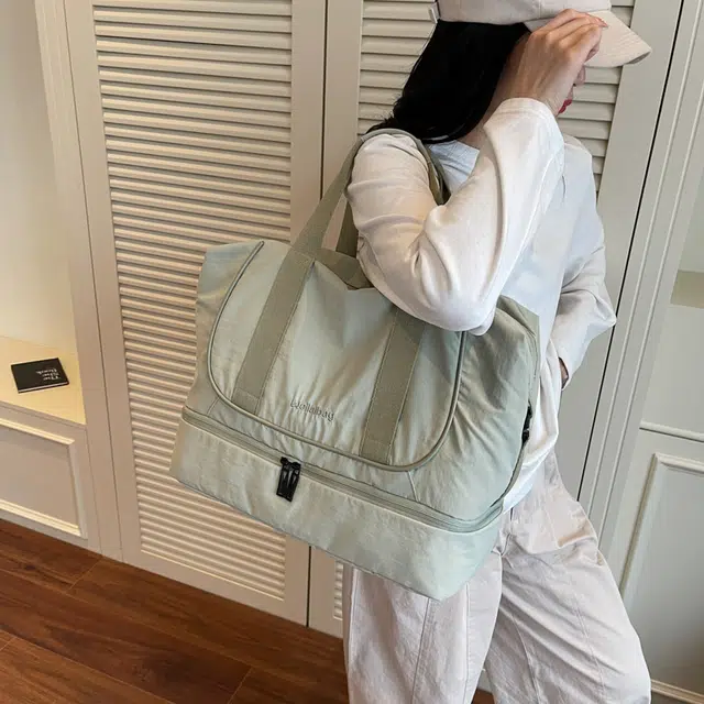 普乐威 简约纯色百搭 尼龙 单肩斜挎手提包 男女同款情侣款 多色