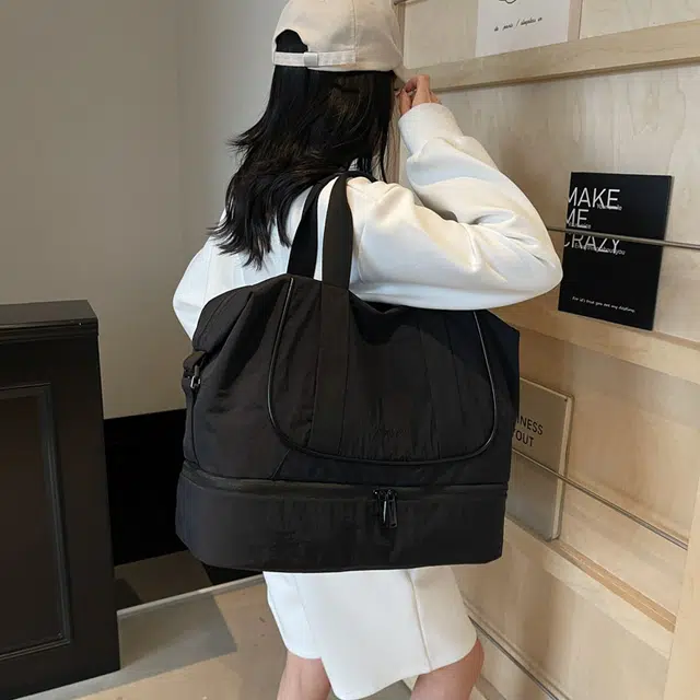 普乐威 简约纯色百搭 尼龙 单肩斜挎手提包 男女同款情侣款 多色