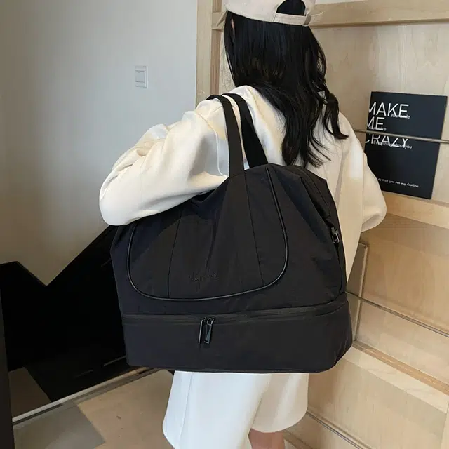 普乐威 简约纯色百搭 尼龙 单肩斜挎手提包 男女同款情侣款 多色