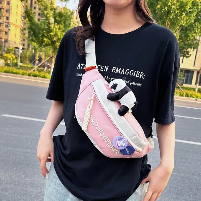 普乐威 韩系时尚百搭 牛津纺 胸包 男女同款情侣款 多色
