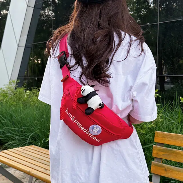 普乐威 韩系时尚百搭 牛津纺 胸包 男女同款情侣款 多色