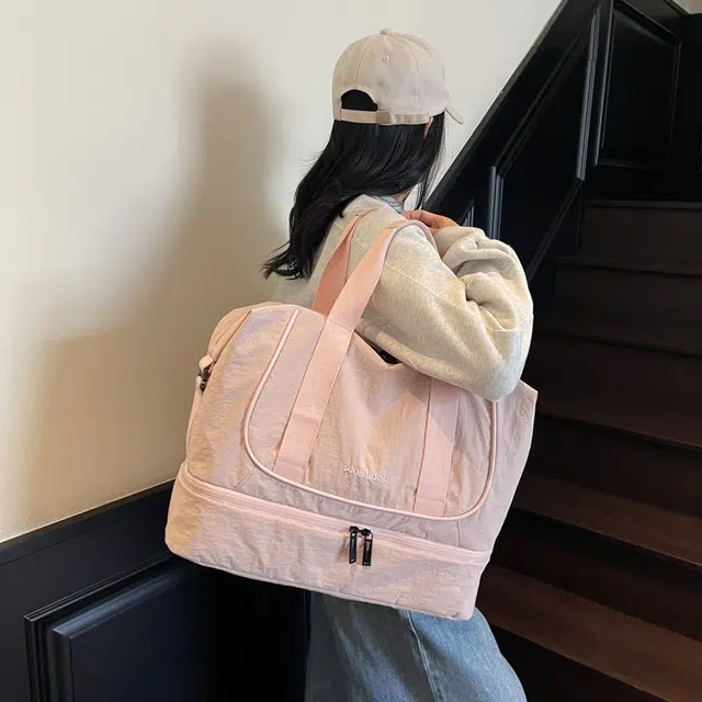 普乐威 简约纯色百搭 尼龙 单肩斜挎手提包 男女同款情侣款 多色