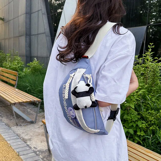 普乐威 韩系时尚百搭 牛津纺 胸包 男女同款情侣款 多色