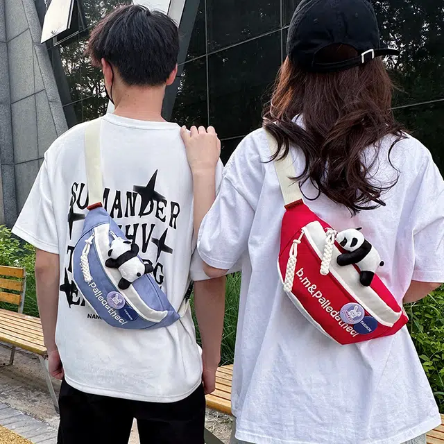 普乐威 韩系时尚百搭 牛津纺 胸包 男女同款情侣款 多色