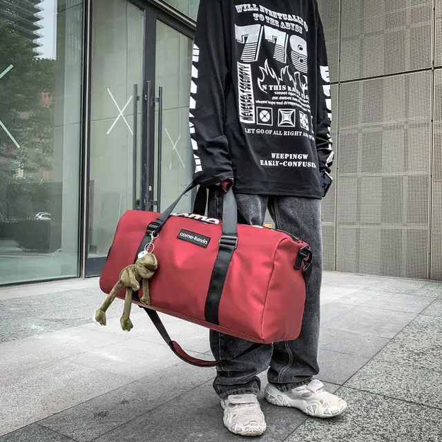 普乐威 潮流短途旅行轻便百搭 覆膜牛津布 单肩手提包 男女同款情侣款 多色