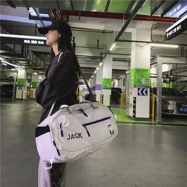普乐威 潮流时尚简约百搭短途出差旅行轻便收纳健身 牛津布 单肩斜挎手提包 男女同款情侣款 多色