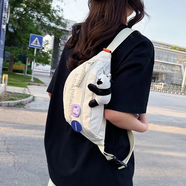 普乐威 韩系时尚百搭 牛津纺 胸包 男女同款情侣款 多色