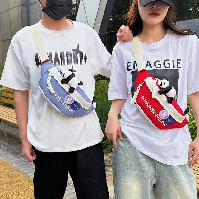 普乐威 韩系时尚百搭 牛津纺 胸包 男女同款情侣款 多色
