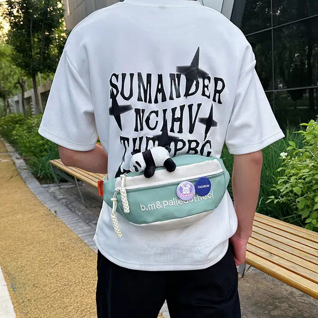 普乐威 韩系时尚百搭 牛津纺 胸包 男女同款情侣款 多色