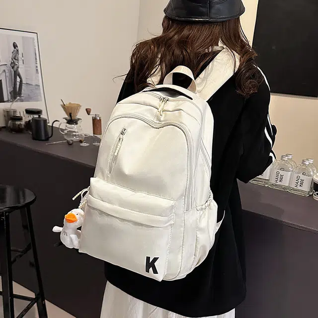 科物酷 日系百搭简约轻便 尼龙 双肩包 男女同款情侣款 多色