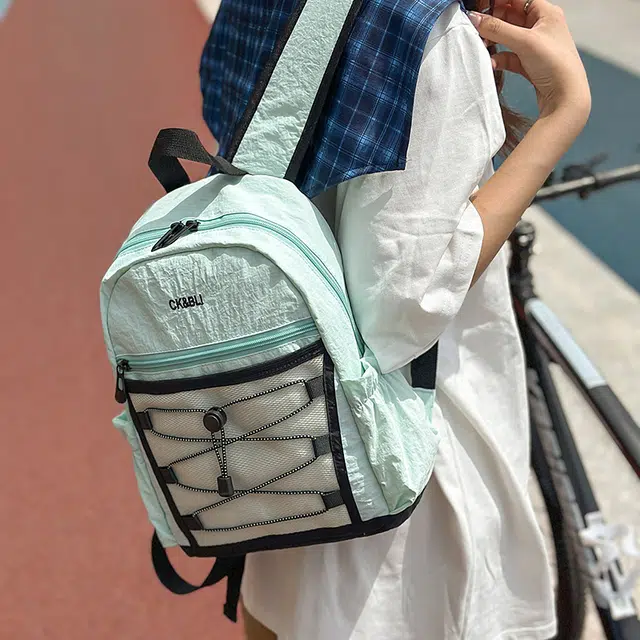 科物酷 日系高颜值小众时尚潮流 尼龙 双肩包 男女同款情侣款 多色