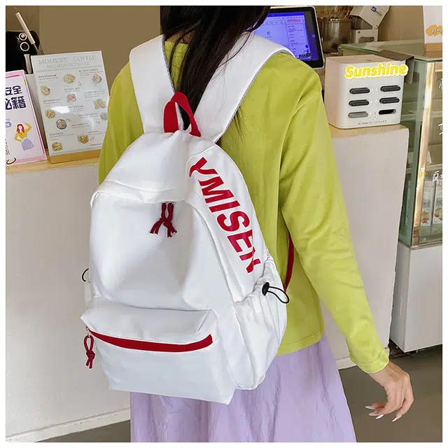 科物酷 韩版初中生大容量高中生大学生上课背包 尼龙 双肩包 男女同款情侣款 多色