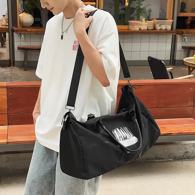 科物酷 时尚简约百搭旅行健身 尼龙 手提包 男女同款情侣款 多色