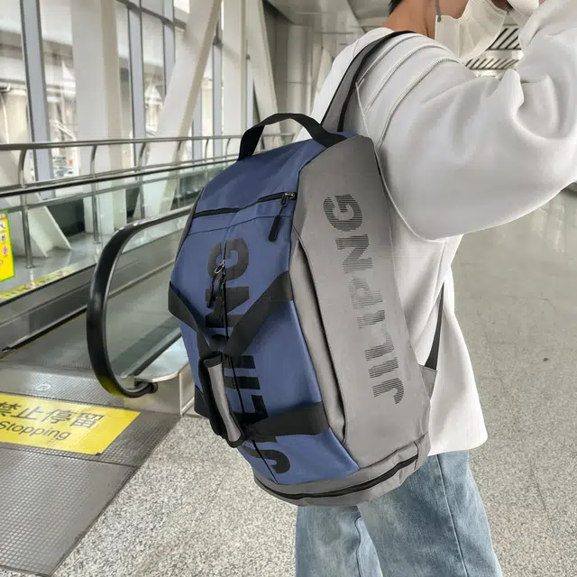 科物酷 篮球包美式训练多功能运动收纳 牛津布 双肩包 男女同款情侣款 多色