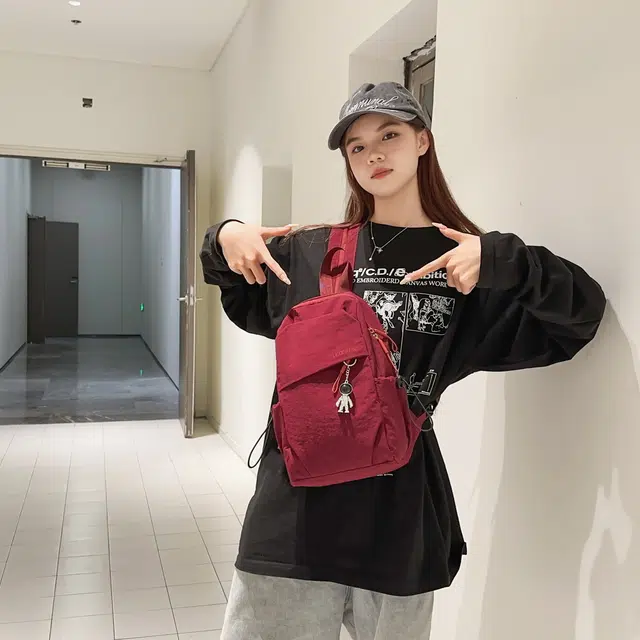 科物酷 轻便纯色实用多功能旅游百搭 尼龙 双肩包 常规 男女同款情侣款 多色