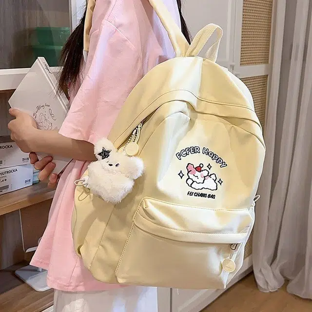 科物酷 可爱小狗高颜值时尚百搭 尼龙 双肩包 女款 多色