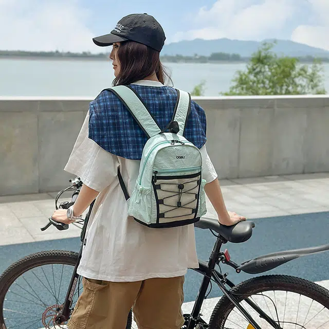 科物酷 日系高颜值小众时尚潮流 尼龙 双肩包 男女同款情侣款 多色