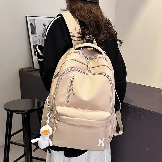 科物酷 日系百搭简约轻便 尼龙 双肩包 男女同款情侣款 多色