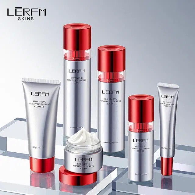 蓝尼芳可 红人参六件套补水紧致抗皱淡纹保湿提亮水乳护肤品套装 保湿紧致补水