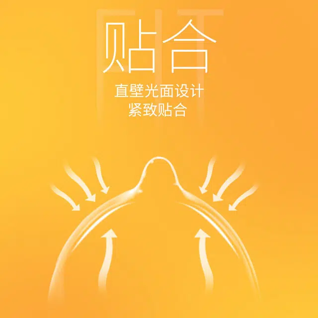 杰士邦 勇敢爱环纹避孕套 水润倍滑超薄 直壁光面设计 紧致贴合