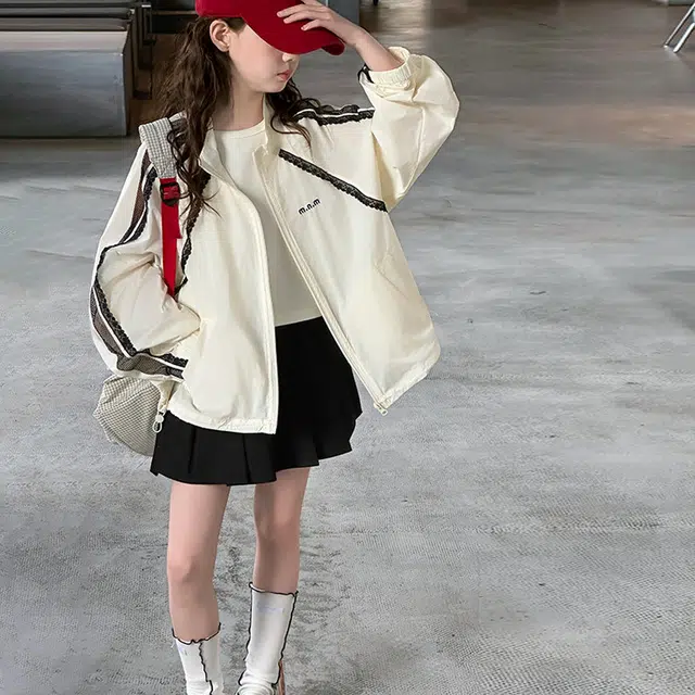 俞兆林户外服 休闲轻薄透气百搭 杏色 儿童款
