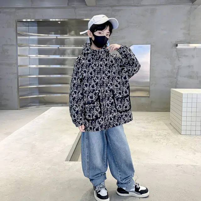 俞兆林上装 连帽舒适亲肤 图片色 儿童款
