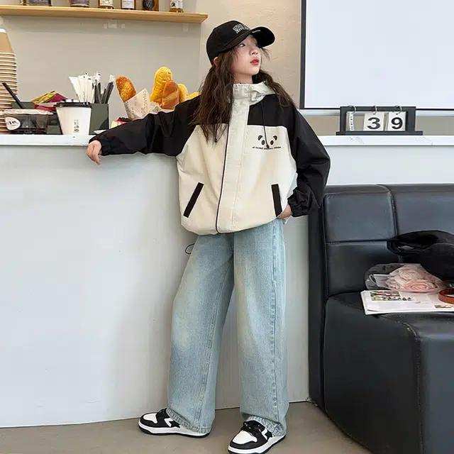 俞兆林上装 连帽舒适长袖洋气 熊猫 青少年