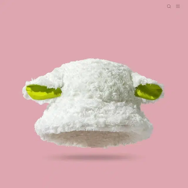 俞兆林 冬天咩咩羊耳朵帽韩版可爱百搭保暖小羊 聚酯纤维 渔夫帽 男女同款情侣款