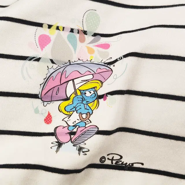 蓝精灵 美背瑜伽吊带运动舒适文胸 女款 黑色条纹