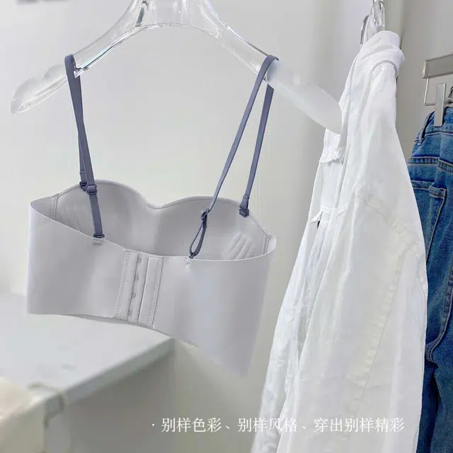 蒄趣 线条感无痕小胸聚拢收副乳防下垂文胸 女款