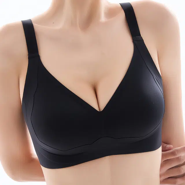 蒄趣 无钢圈零束缚聚拢柔软软支撑上托防下垂收副乳文胸 女款