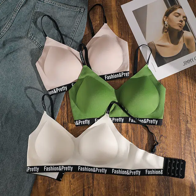 蒄趣 时尚运动背心轻盈软支撑防下垂美背无痕小胸聚拢文胸 女款