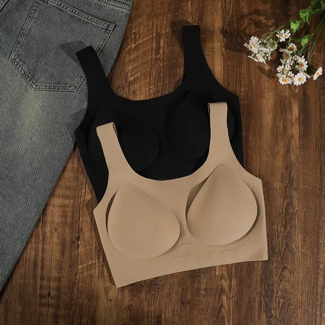 蒄趣 无痕粉底液隐形聚拢收副乳文胸 女款