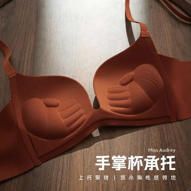 蒄趣 性感光面无痕内衣小胸聚拢显大收副乳上托防下垂舒适文胸 女款