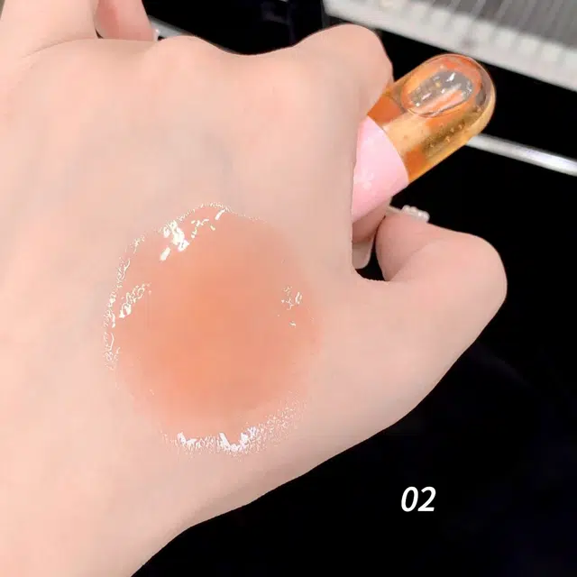 莎琪诺 晶莹嘟润唇蜜套盒唇釉 镜面 易上色细闪玻璃唇防水彩妆持久淡化唇纹