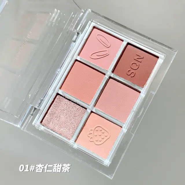 莎琪诺 雾面晚霞眼影盘 粉状 易上色自然持久哑光