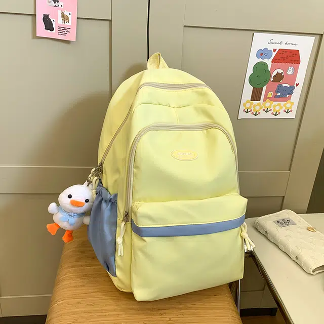 雅鹿 初中日系百搭韩版学生 尼龙 双肩包 男女同款情侣款 多色