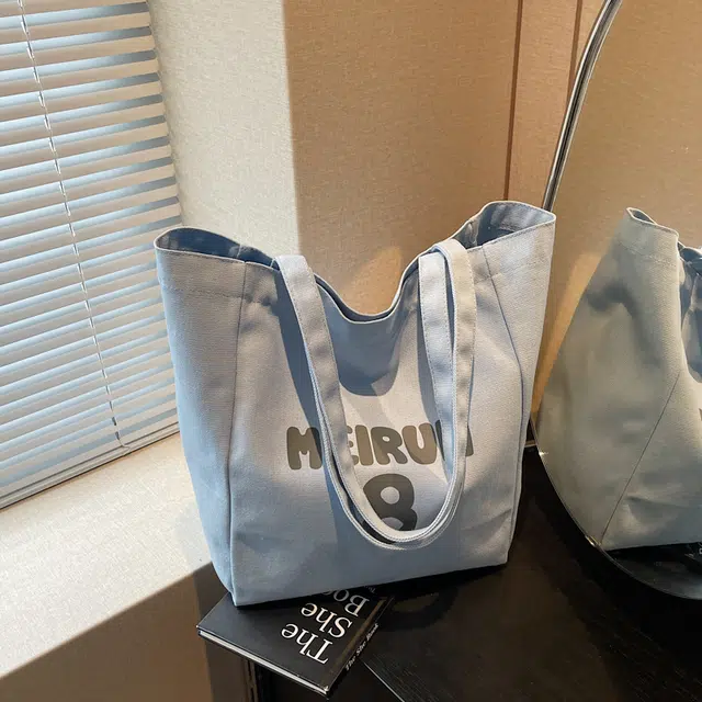 雅鹿 韩版慵懒风通勤百搭 帆布 单肩包 男女同款情侣款 多色