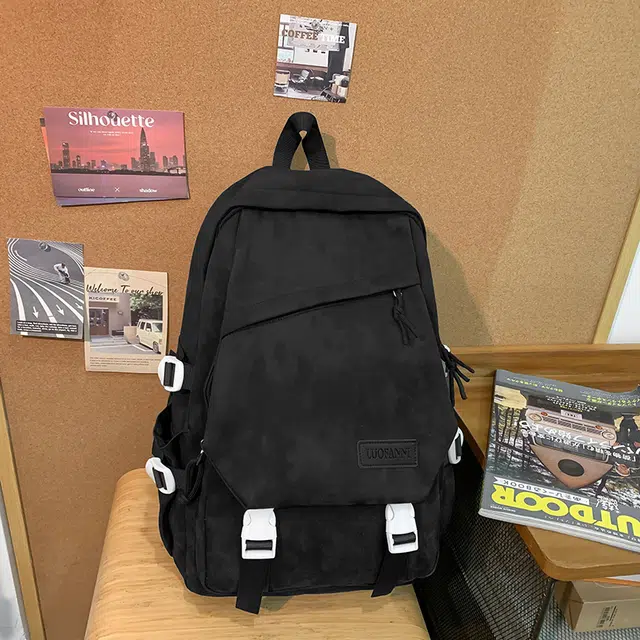 雅鹿 中学生书包男生初中生高中生减负大学生 尼龙 双肩 常规 男女同款情侣款 多色